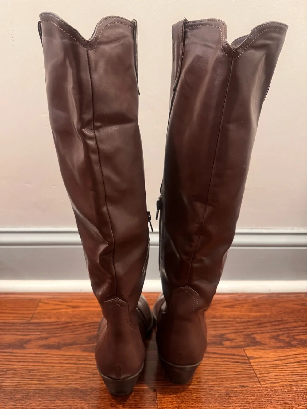 DV by Dolce Vita Brown Over-the-Knee Pointed-Toe Boots